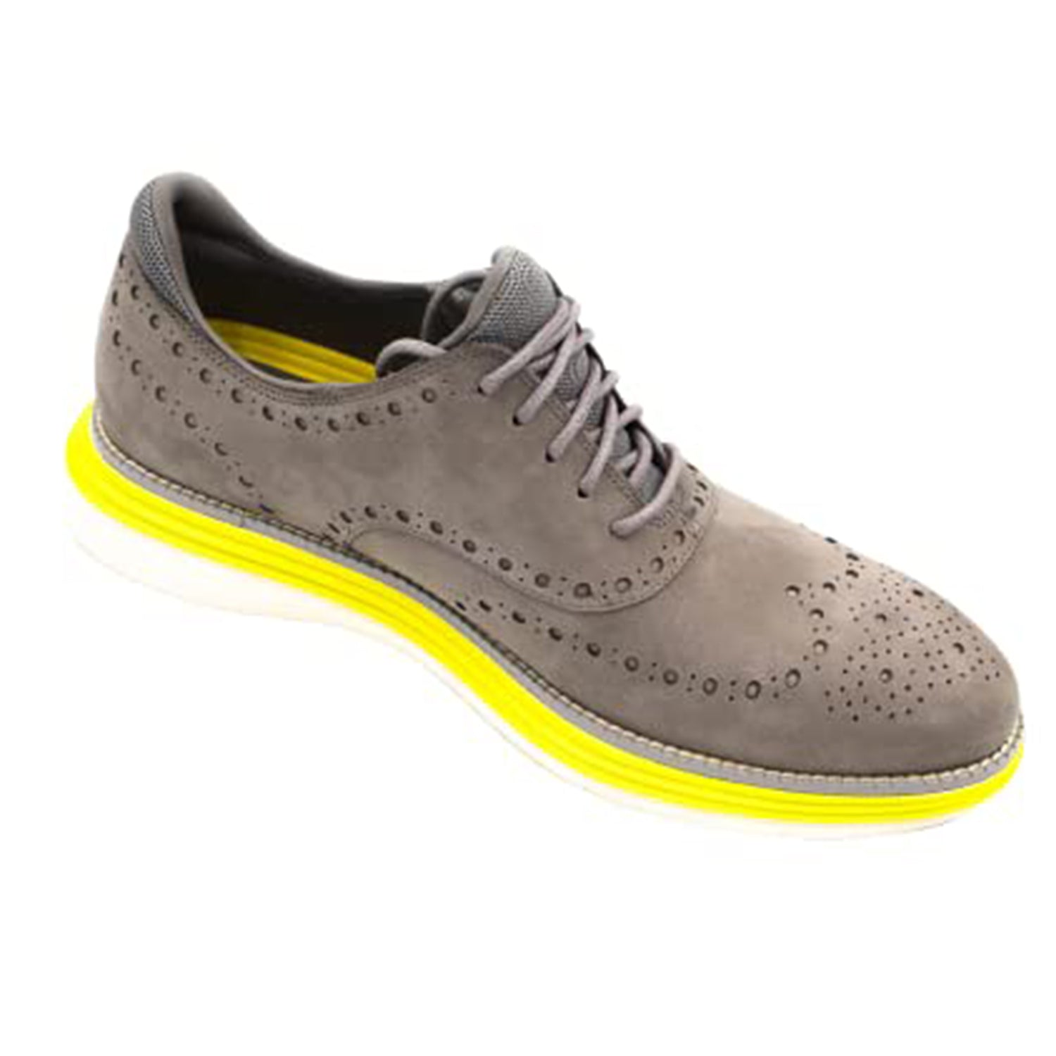 Cole Haan OriginalGrand Ultra Wingtip Oxford - Men's Ironstone - sulphur Spring - ivory Shoe Deals Outlet
