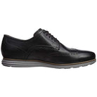 Cole Haan OriginalGrand Wingtip Black Oxford - Men's Black Leather/Ironstone Shoe Deals Outlet