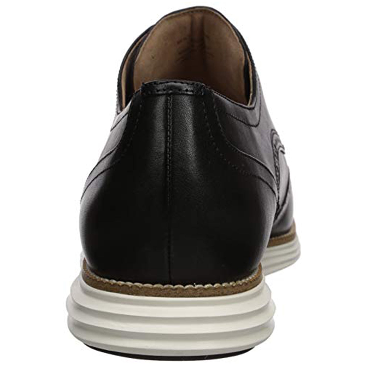 Cole Haan OriginalGrand Wingtip Black Oxford - Men's Black Leather/White Shoe Deals Outlet