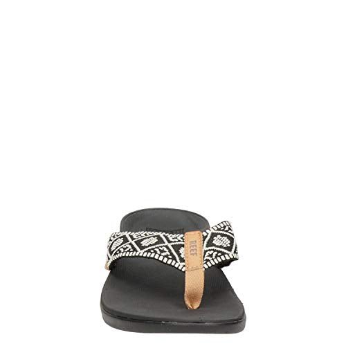 Reef Ortho Woven - Women's Black/White Shoe Deals Outlet