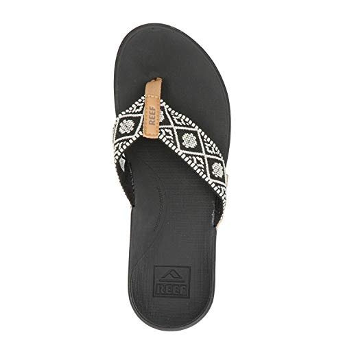 Reef Ortho Woven - Women's Black/White Shoe Deals Outlet