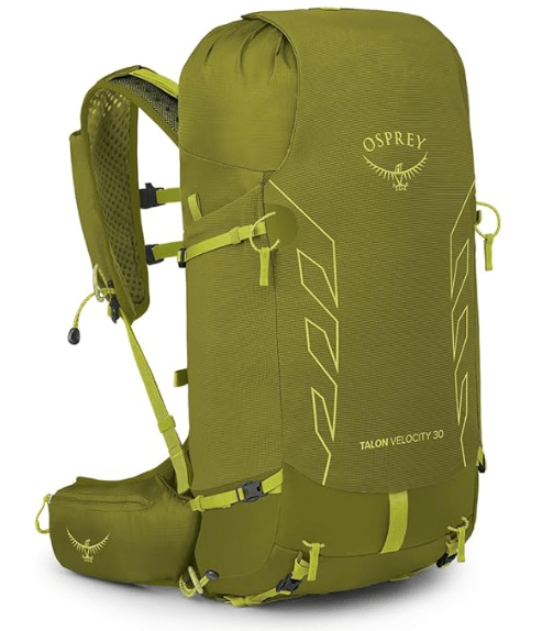 Osprey Talon Velocity 30 Matcha Green / Lemongrass S/M 843820179088 Shoe Deals Outlet