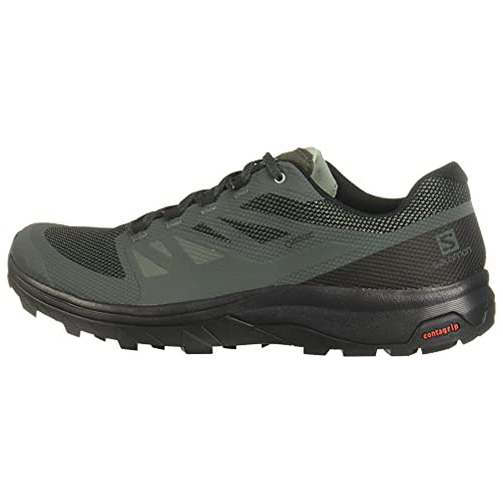 Salomon Outline GTX - Men's Urban Chic/Black/Green Milieu Shoe Deals Outlet