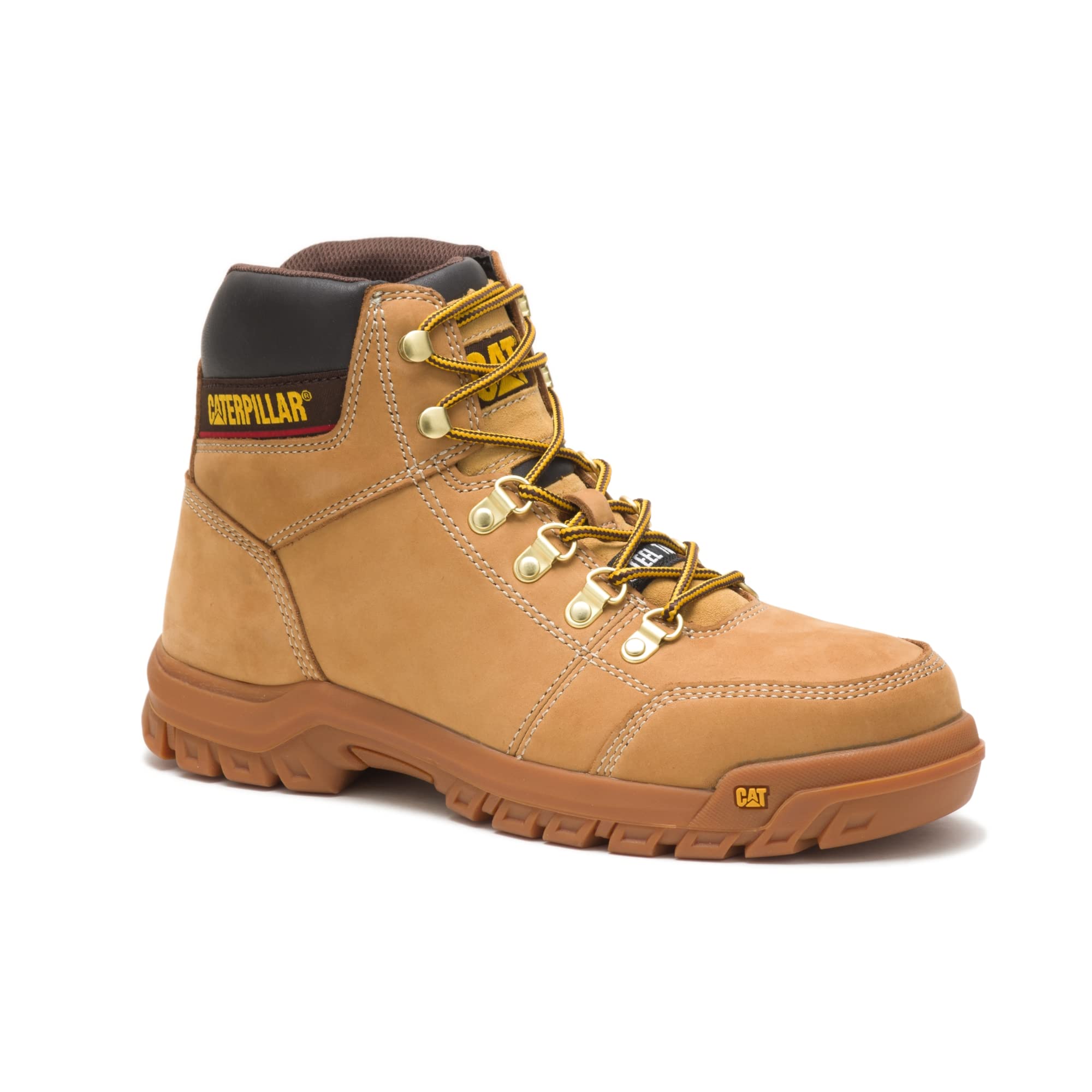 Caterpillar Outline Steel - Toe Boots - Men's Honey Reset Shoe Deals Outlet