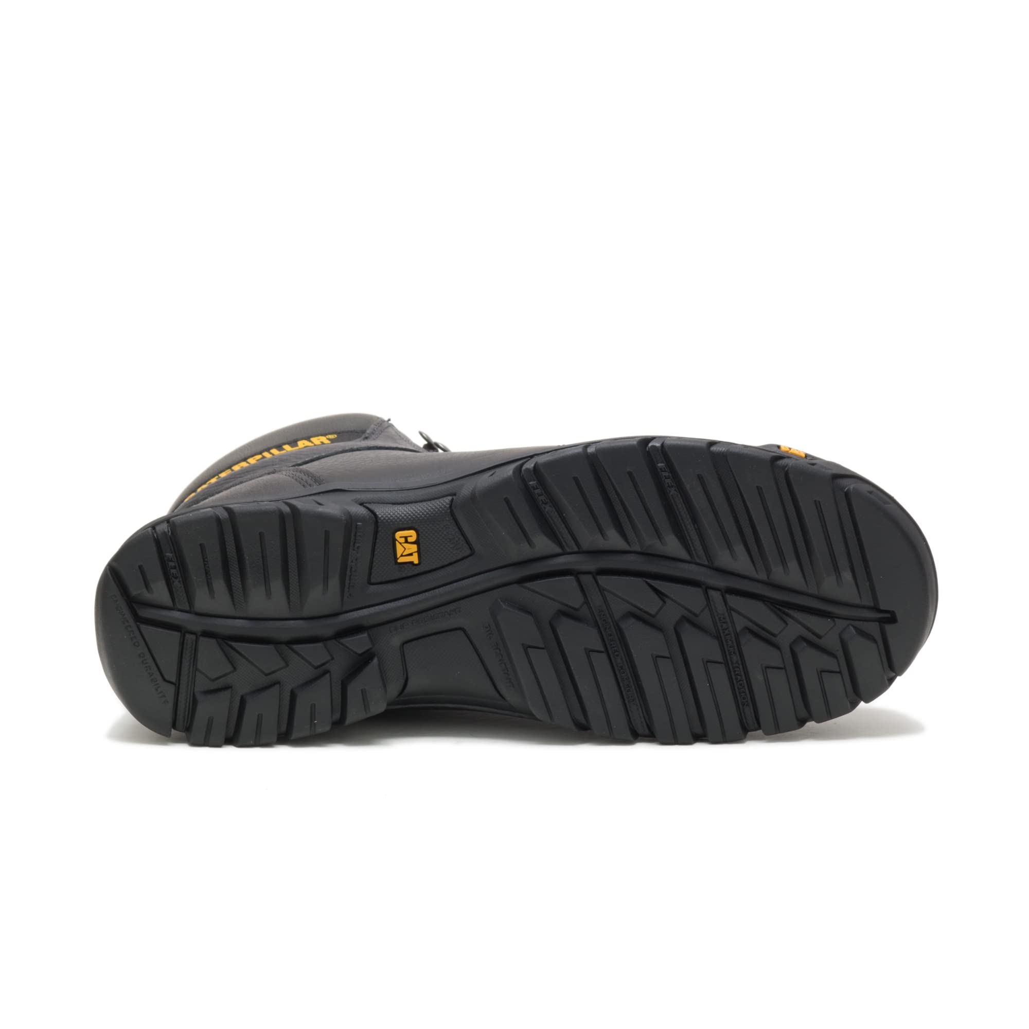 Caterpillar Outline Steel - Toe Boots - Men's Black Shoe Deals Outlet