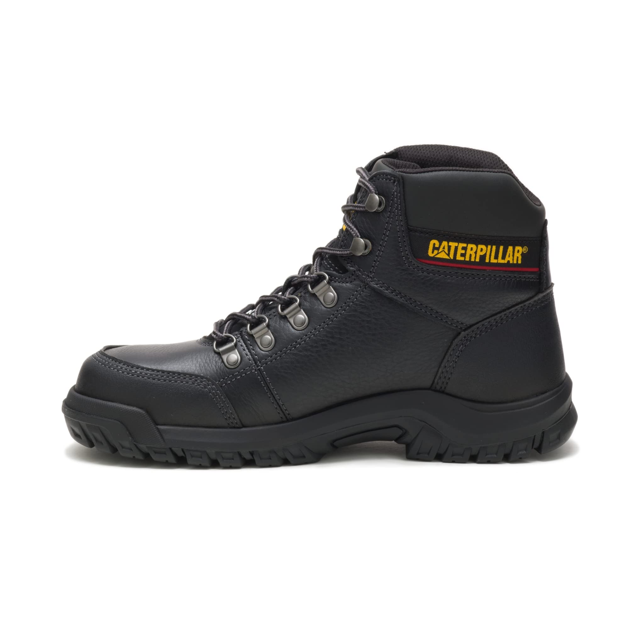 Caterpillar Outline Steel - Toe Boots - Men's Black Shoe Deals Outlet