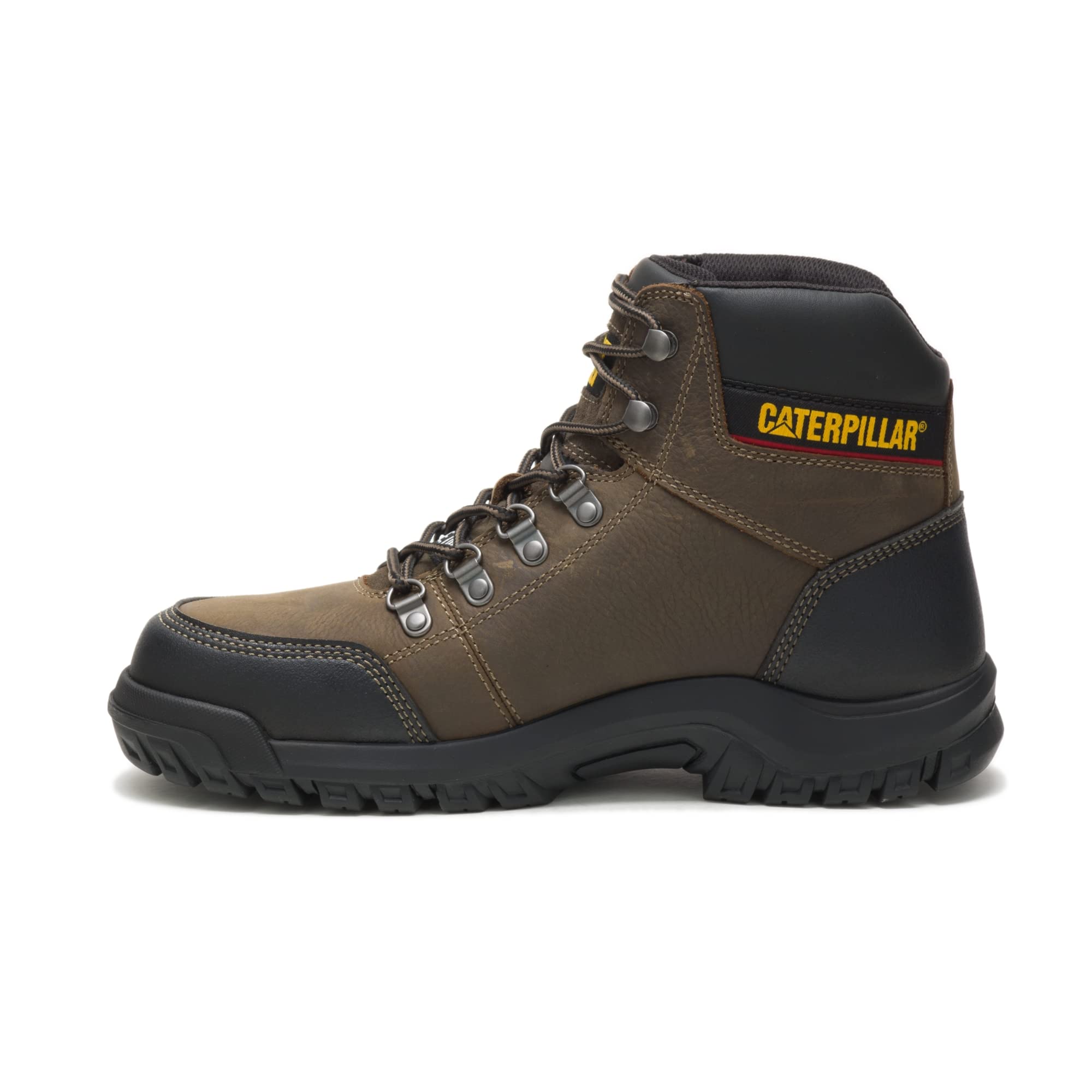 Caterpillar Outline Steel - Toe Boots - Men's Dark Gull Grey Shoe Deals Outlet