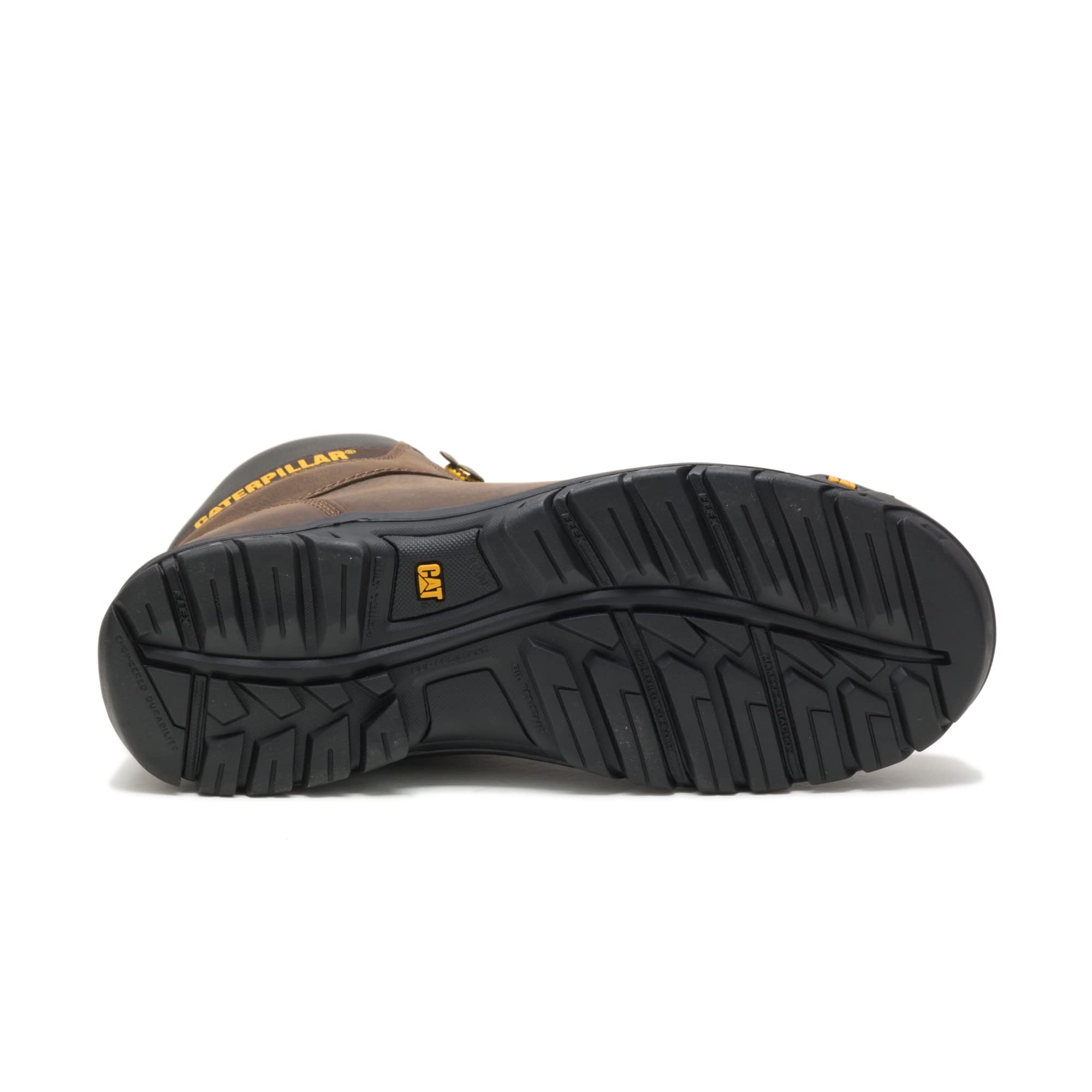Caterpillar Outline Steel - Toe Boots - Men's Seal Brown Shoe Deals Outlet