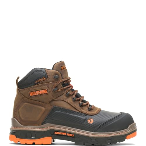 Wolverine Overpass CarbonMax 6 - Inch Boot - Men's Summer Brown Shoe Deals Outlet