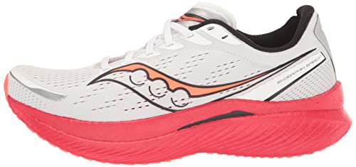 Saucony Peregrine 12 Running Shoe - Men's White/Blck/Vizi Shoe Deals Outlet