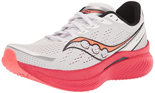 Saucony Peregrine 12 Running Shoe - Men's White/Blck/Vizi Shoe Deals Outlet