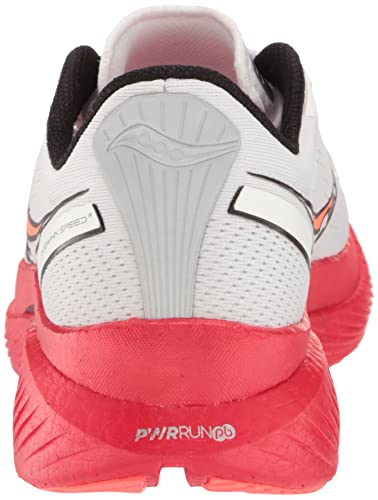 Saucony Peregrine 12 Running Shoe - Men's White/Blck/Vizi Shoe Deals Outlet