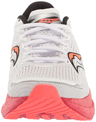 Saucony Peregrine 12 Running Shoe - Men's White/Blck/Vizi Shoe Deals Outlet