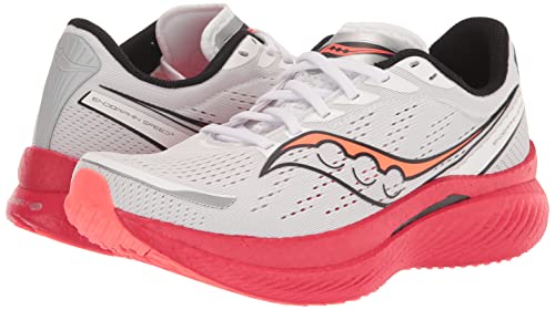 Saucony Peregrine 12 Running Shoe - Men's White/Blck/Vizi Shoe Deals Outlet