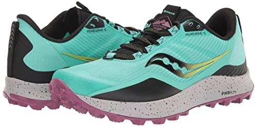 Saucony Peregrine 12 Running Shoe - Women's Cool Mint/Acid Shoe Deals Outlet