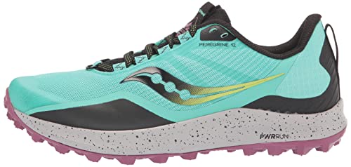 Saucony Peregrine 12 Running Shoe - Women's Cool Mint/Acid Shoe Deals Outlet