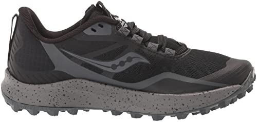 Saucony Peregrine 12 Running Shoe - Women's Black/Charcoal Shoe Deals Outlet
