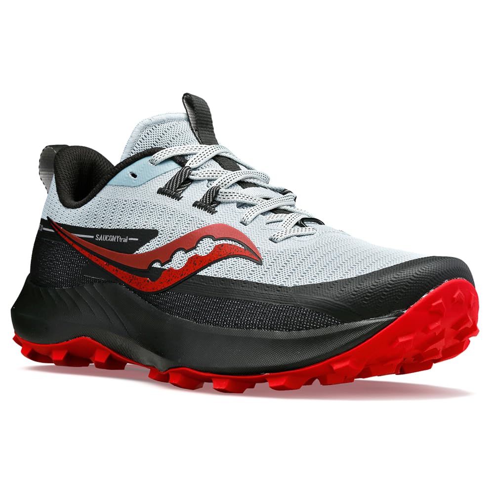 Saucony Peregrine 13 - Men's Vapor/Poppy Shoe Deals Outlet