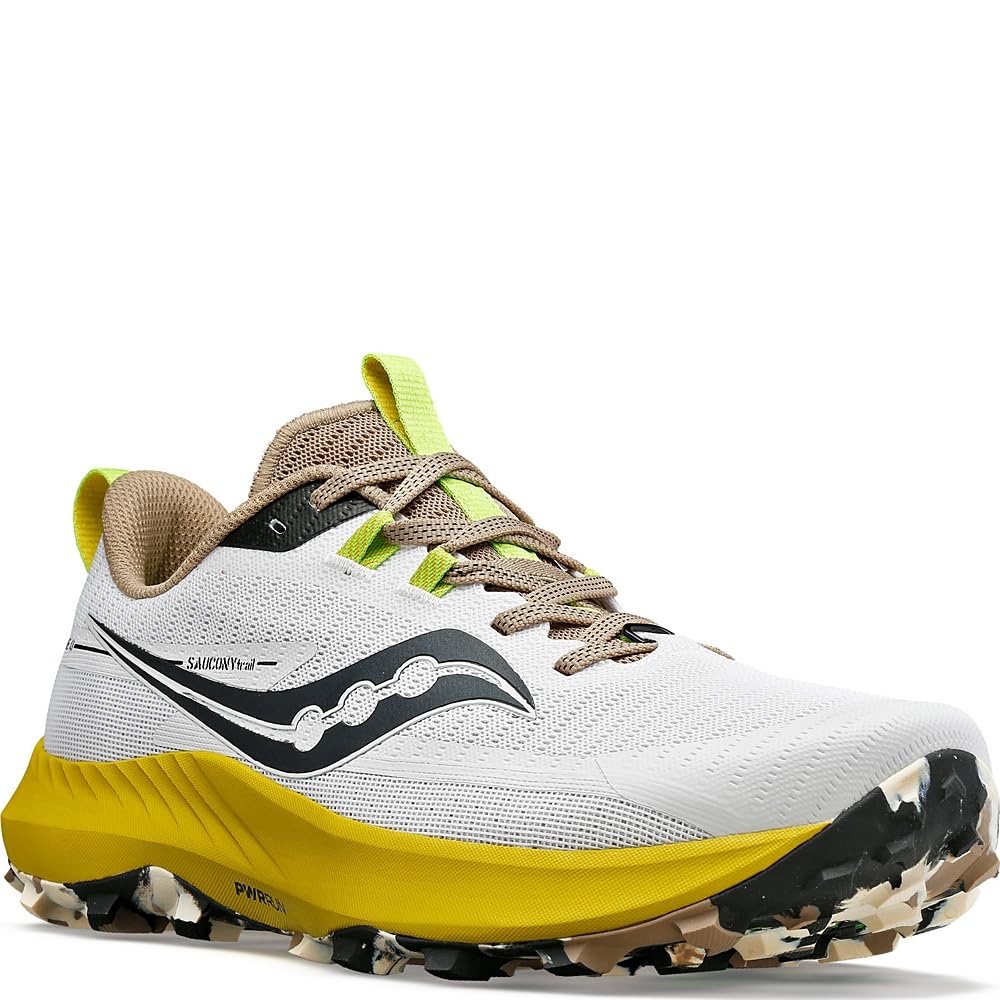 Saucony Peregrine 13 - Men's Fog/Clay Shoe Deals Outlet