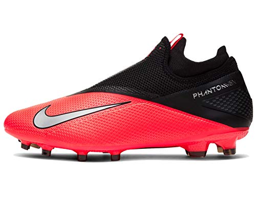 Nike Phantom Vision 2 Pro Cleats - Men's Red/Silver Shoe Deals Outlet