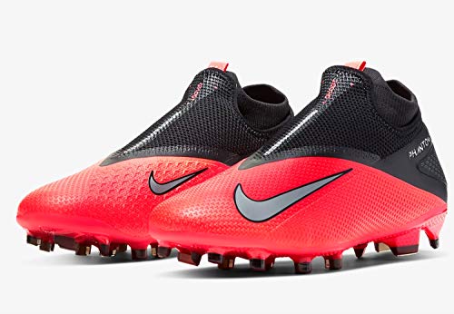 Nike Phantom Vision 2 Pro Cleats - Men's Red/Silver Shoe Deals Outlet
