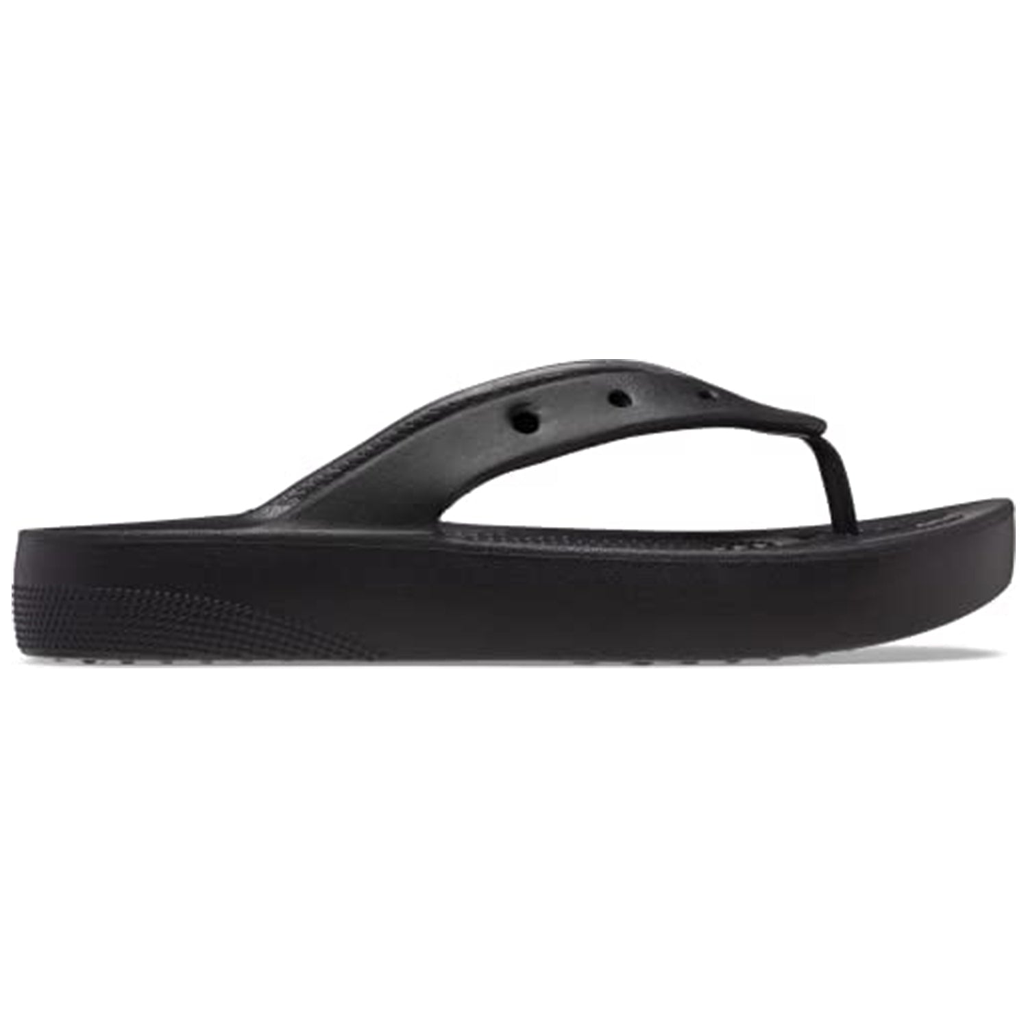 Crocs Platform Flip Flop - Women's Black Shoe Deals Outlet