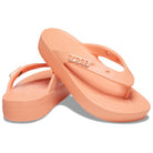 Crocs Platform Flip Flop - Women's Papaya Shoe Deals Outlet