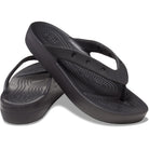 Crocs Platform Flip Flop - Women's Black Shoe Deals Outlet