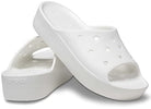 Crocs Platform Slide - Women's White Shoe Deals Outlet