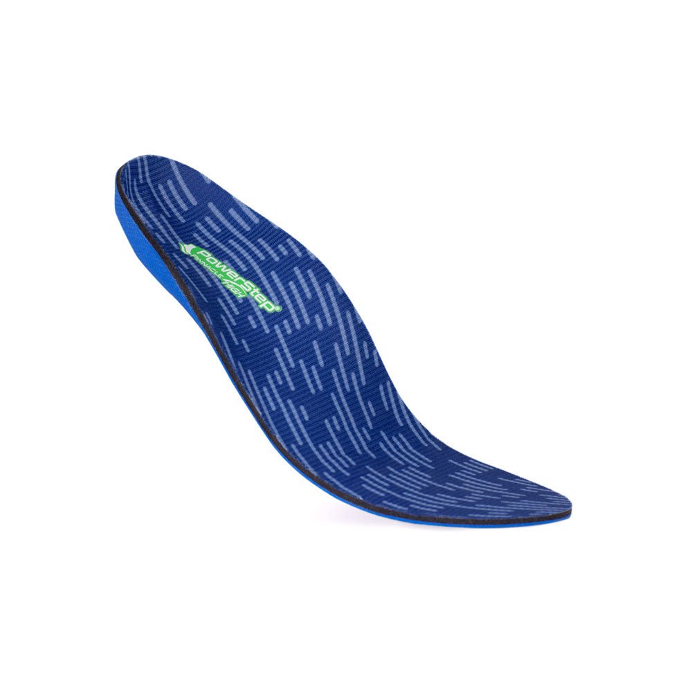PowerStep Pinnacle High Insoles Blue Men's 8 - 8.5 / Women's 10 - 10.5 E 749852114649 Shoe Deals Outlet