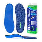 PowerStep Pinnacle High Insoles Blue Men's 8 - 8.5 / Women's 10 - 10.5 E 749852114649 Shoe Deals Outlet