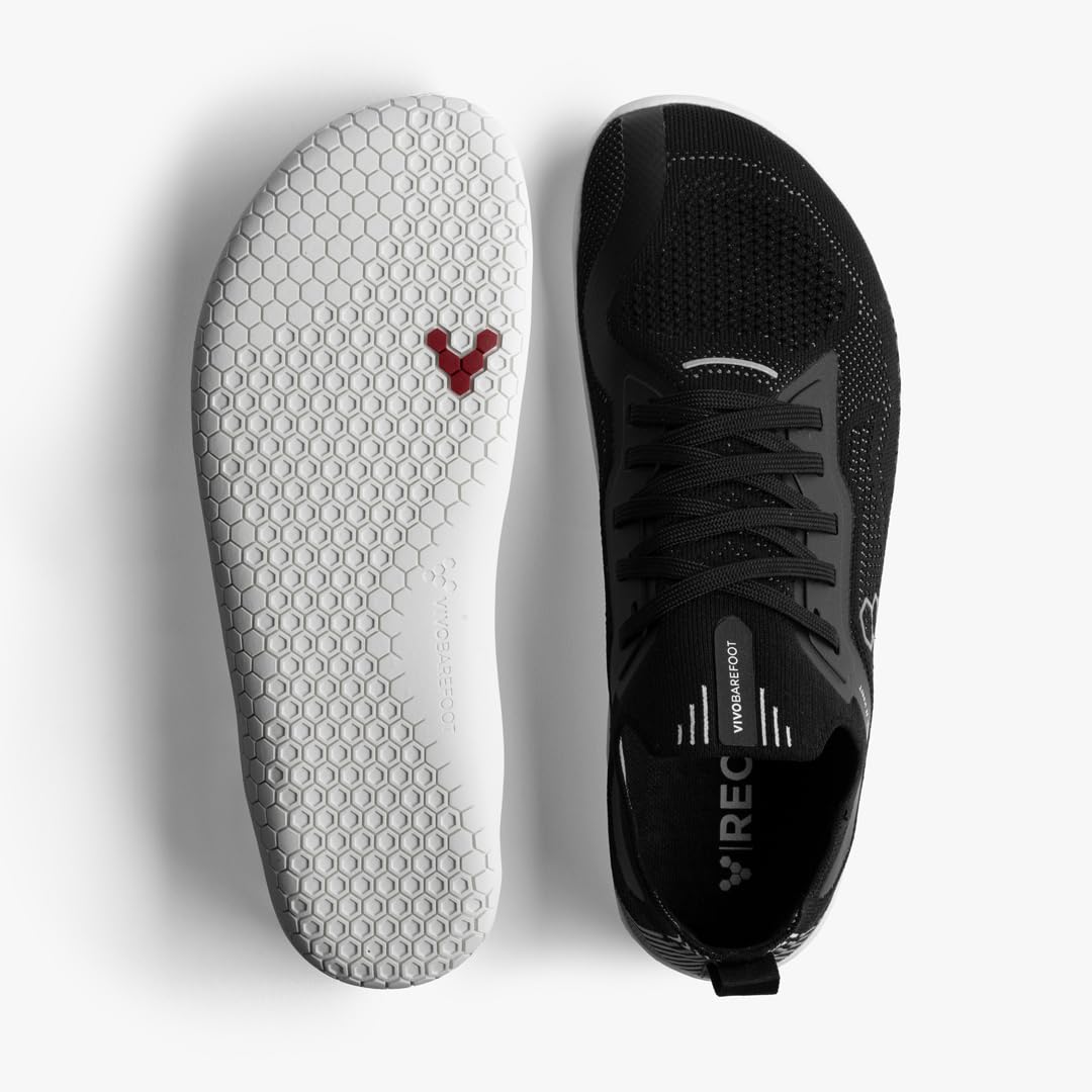 Vivobarefoot Primus Lite Knit - Men's Obsidian Shoe Deals Outlet