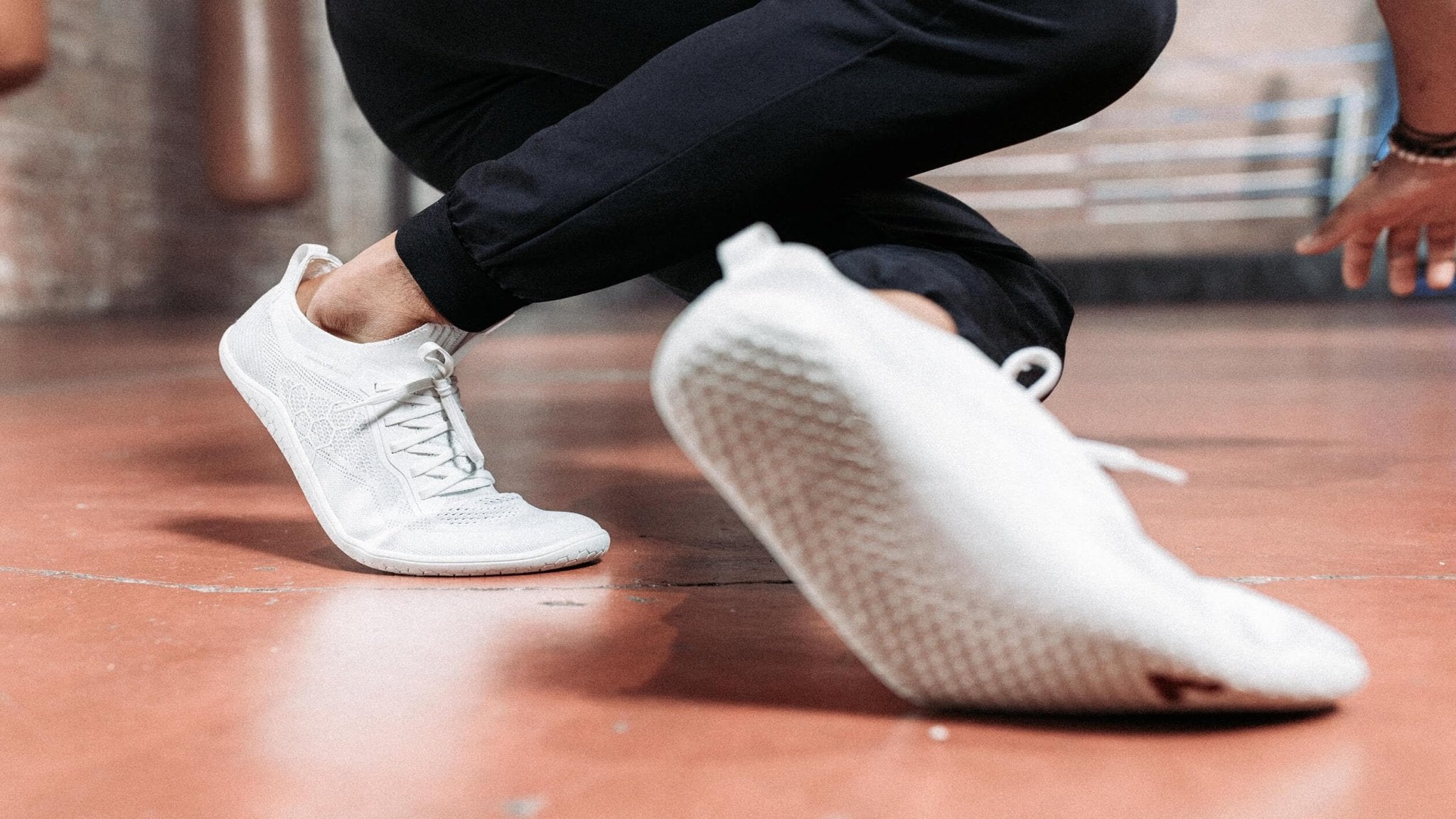 Vivobarefoot Primus Lite Knit - Men's Bright White Shoe Deals Outlet