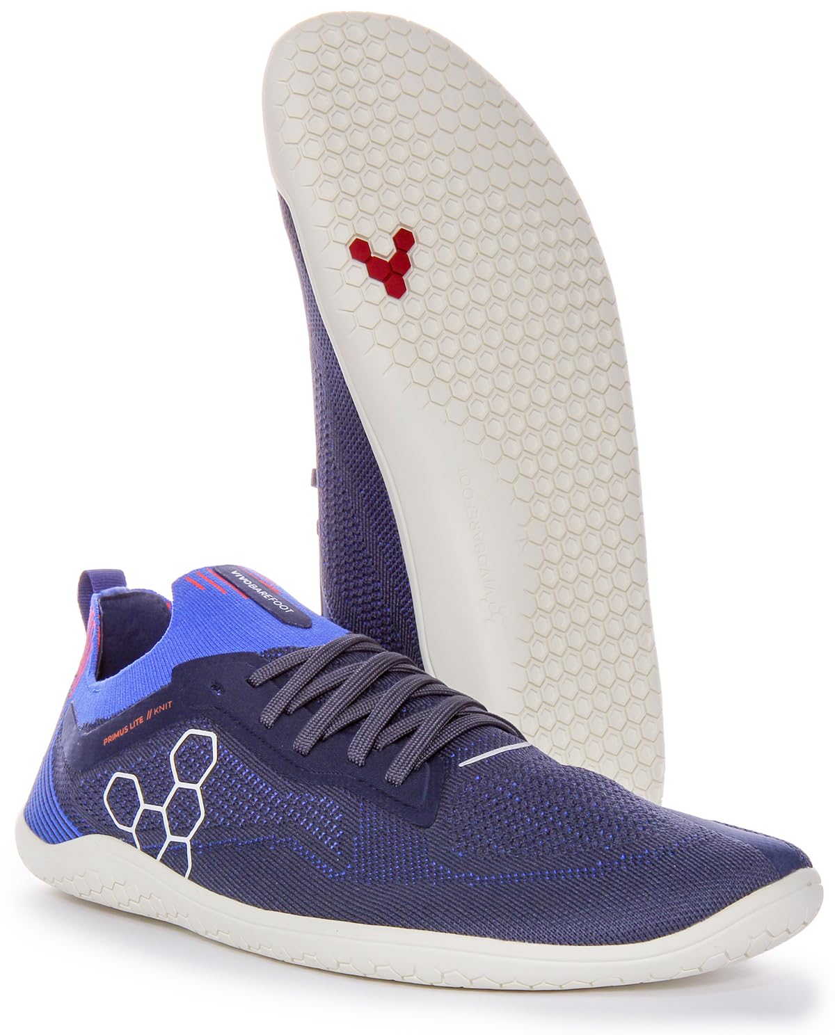Vivobarefoot Primus Lite Knit - Men's Navy Shoe Deals Outlet