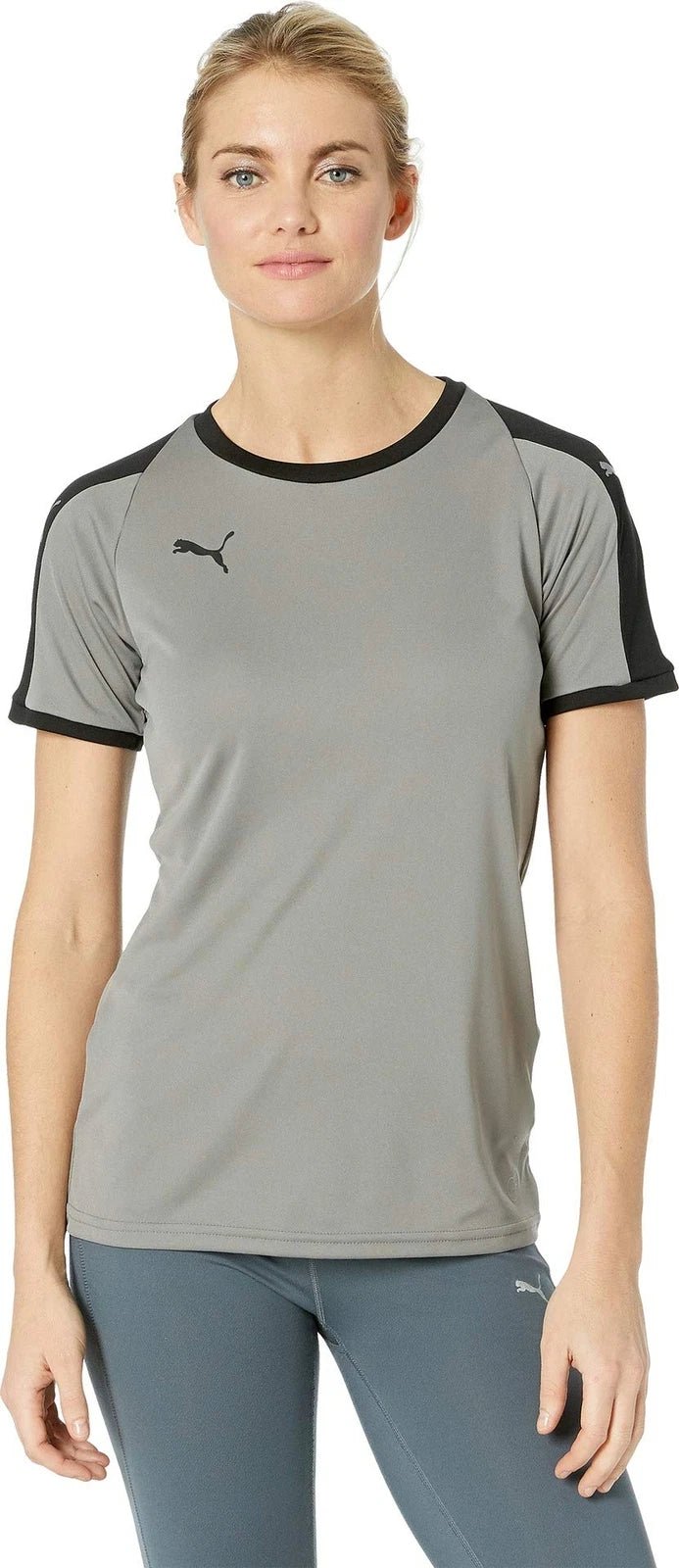 PUMA Liga Jersey Gray Large 191240985070 Shoe Deals Outlet