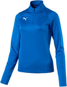 PUMA Liga Training 1/4 Zip Top Blue Small 191239548545 Shoe Deals Outlet