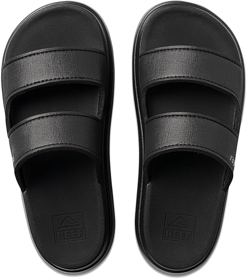 Reef Cushion Bondi 2 Bar Black / Black 8 M 0196985147691 Shoe Deals Outlet