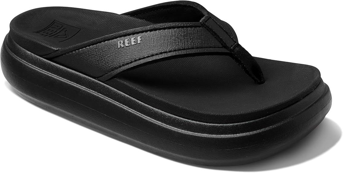 Reef Cushion Bondi Black / Black 9 M 0196985147769 Shoe Deals Outlet