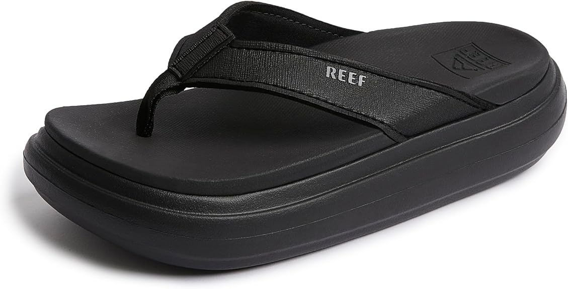 Reef Cushion Bondi Black / Black 9 M 0196985147769 Shoe Deals Outlet