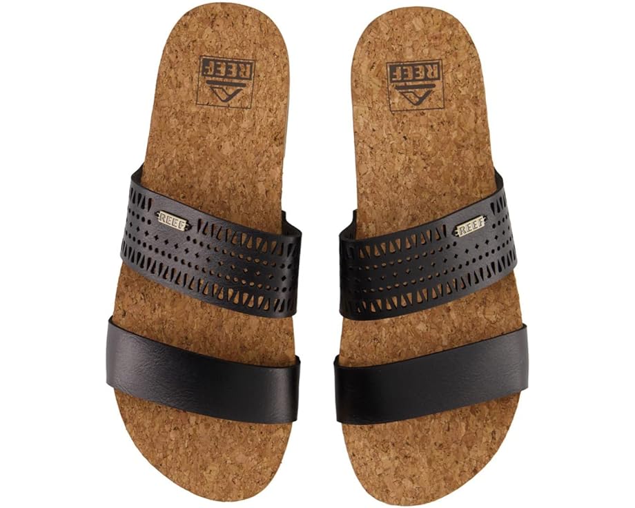 Reef Cushion Vista Perf Black / Tan 10 M 195333813479 Shoe Deals Outlet