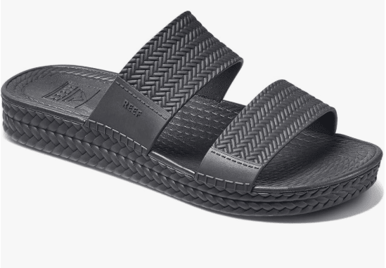 Reef Water Vista Slide Black 6 M 0195333813646 Shoe Deals Outlet