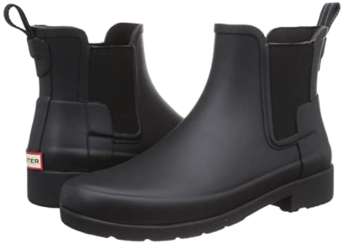 Hunter Refined Slim Fit Chelsea Boot - Women's Black Shoe Deals Outlet
