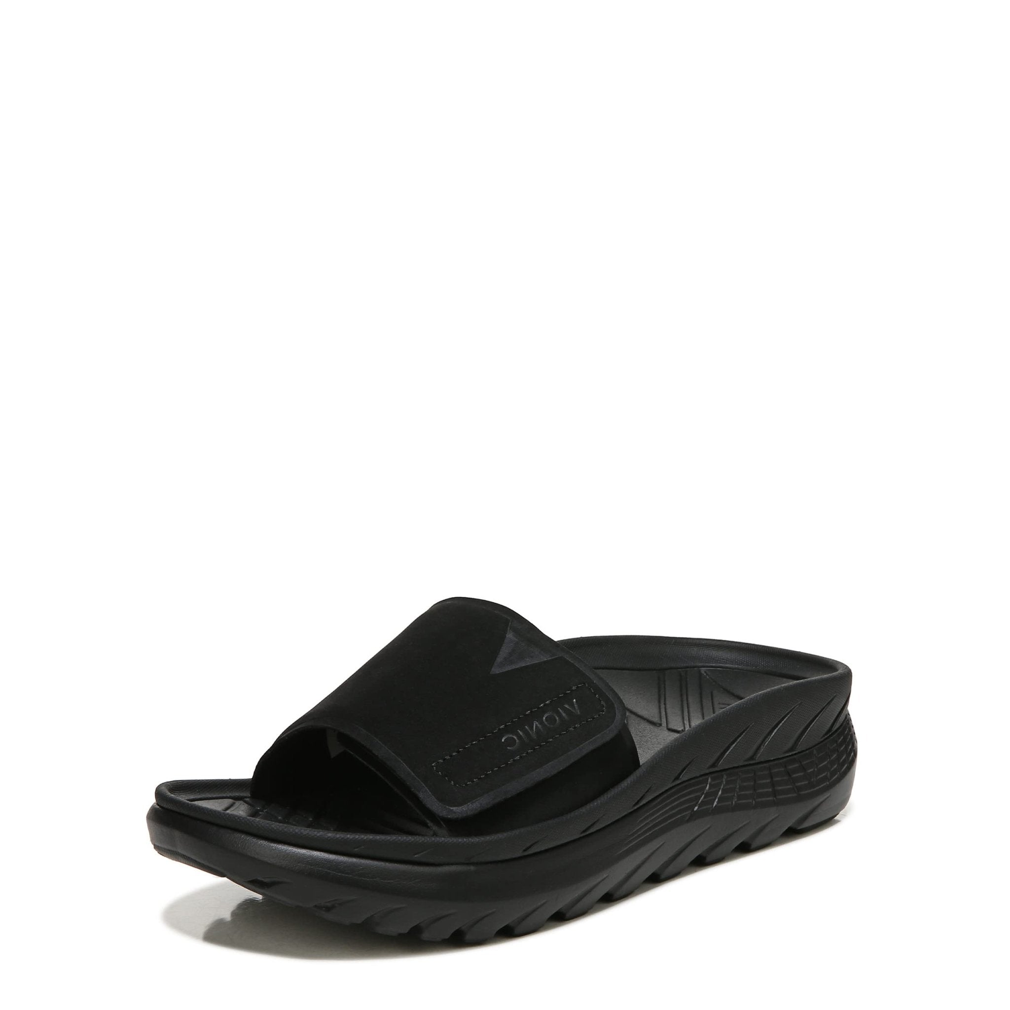 VIONIC Rejuvenate Slide Sandal - Women's Black/Black Shoe Deals Outlet