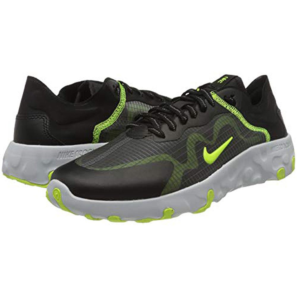 Nike Renew Lucent - Men's Black Black Volt Pure Platinumdark 105 Shoe Deals Outlet