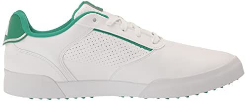 adidas Retrocross Spikeless Golf - Men's White/Green/Coral Shoe Deals Outlet