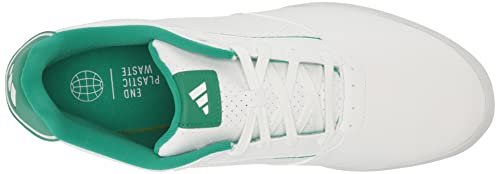 adidas Retrocross Spikeless Golf - Men's White/Green/Coral Shoe Deals Outlet