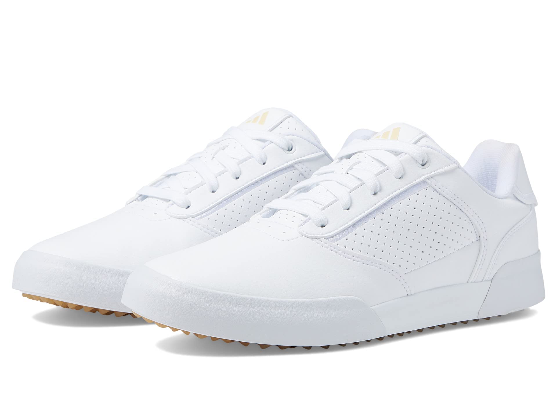 adidas Retrocross Spikeless Golf - Women's White/Sand Strata/Gum Shoe Deals Outlet
