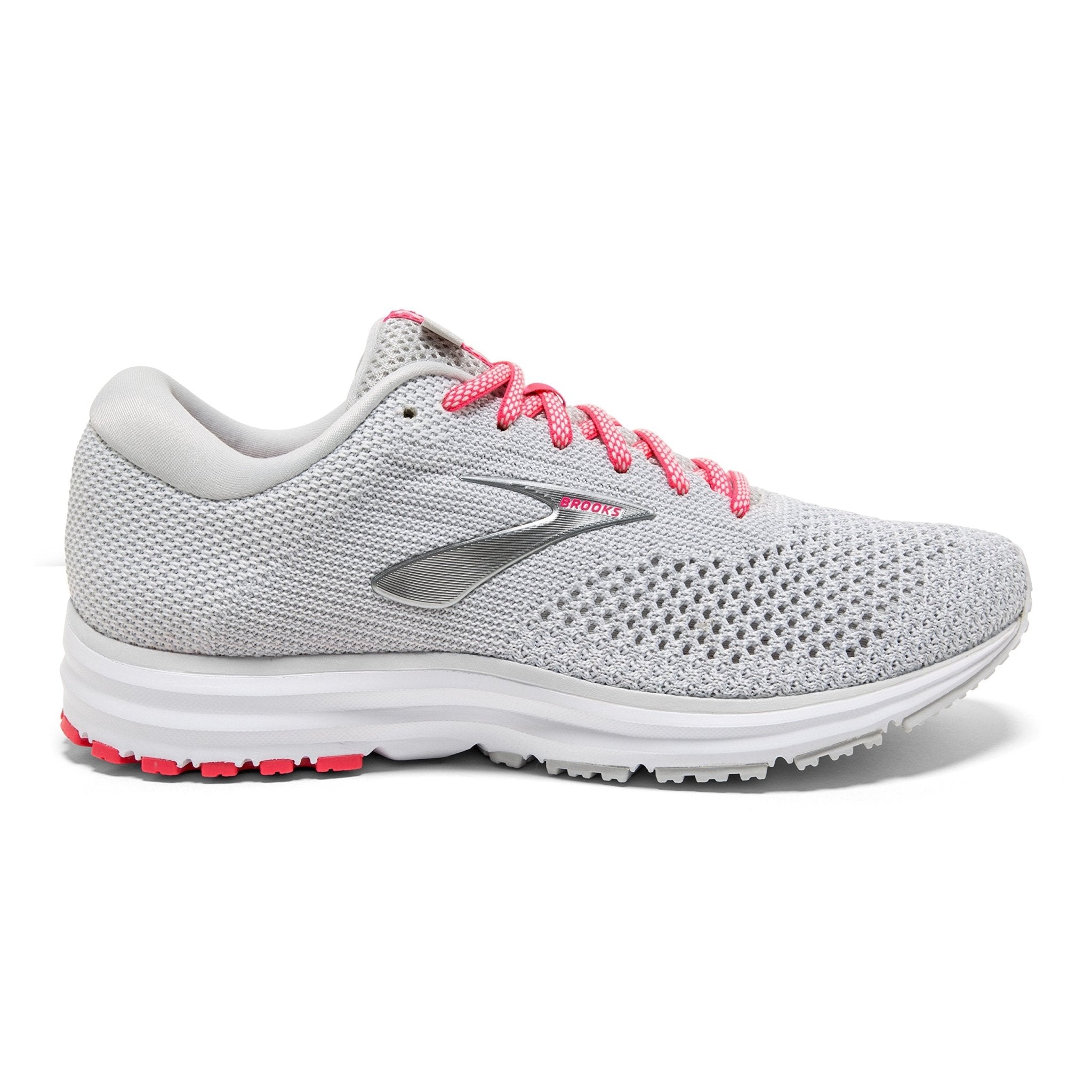 Brooks Revel 2 - Women's Grey/White/Pink Shoe Deals Outlet