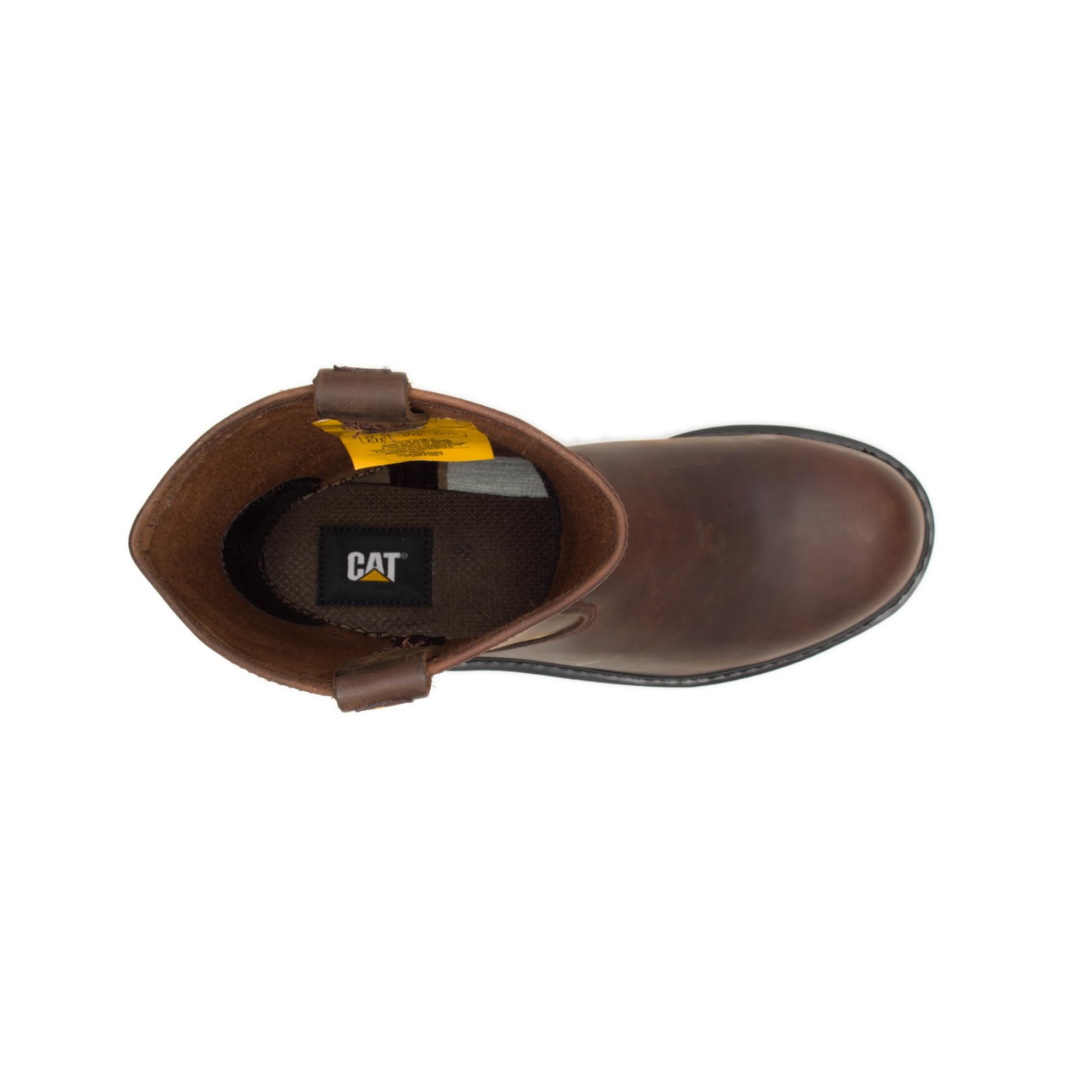 Caterpillar Revolver Steel - Toe Boots - Men's Brown Shoe Deals Outlet