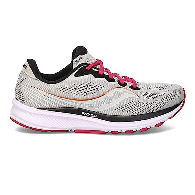 Saucony Ride 14 Running Shoe - Women's Fog/Cherry Shoe Deals Outlet